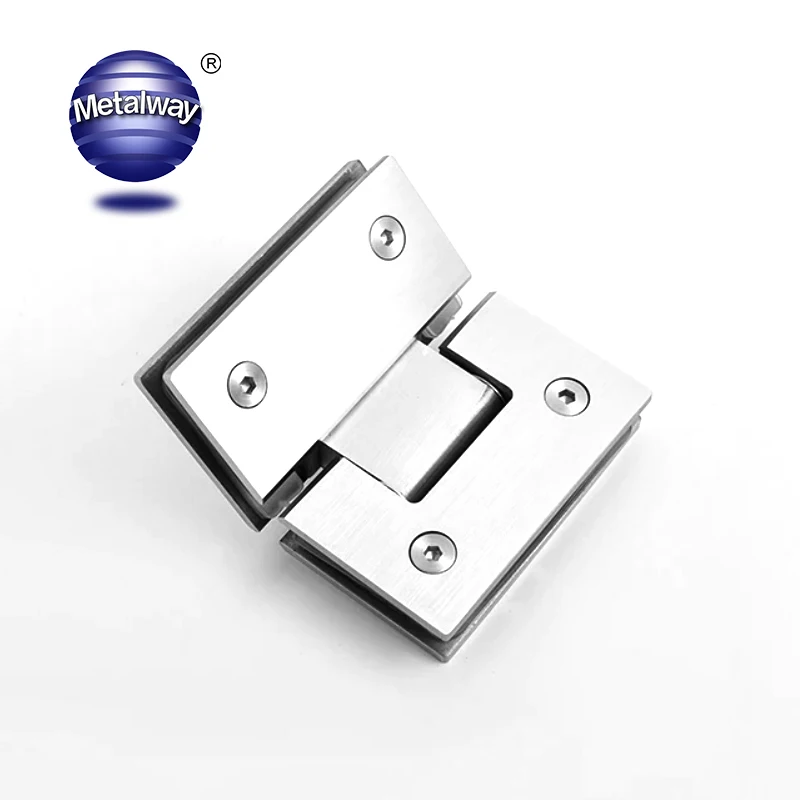 Wall to glass 90 degree stainless steel frameless shower glass door hinges shower hinge for shower door