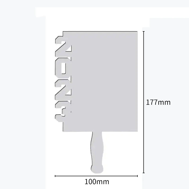 2023 MDF Sublimation Blank fans Photo Frames Photo Panel hand hold fan for graduation paddle fans Desk Decoration Gifts