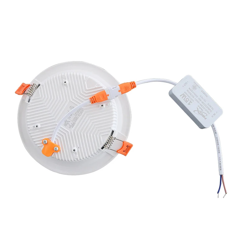 Recessed led downlight  9w 12w 18w  waterproof IP44 flat led panel lamp recessed round ultra thin slim led ceiling panel light