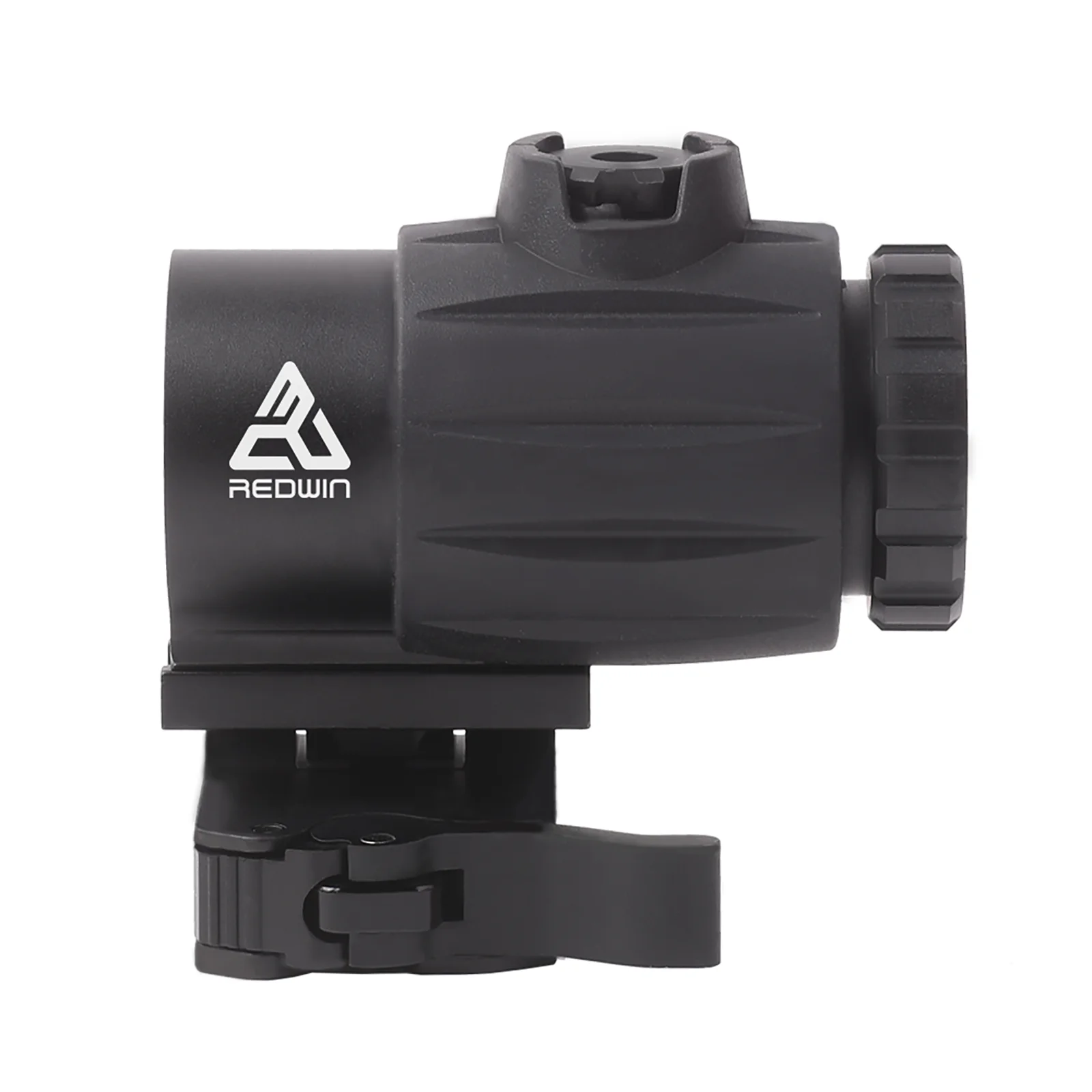 Red Win Hellcat 3x Red Dot Magnifier Rubber Utra compact 1/3 or Full Co-witness Flip-to-Side QD Mount Compatible with Red Dot