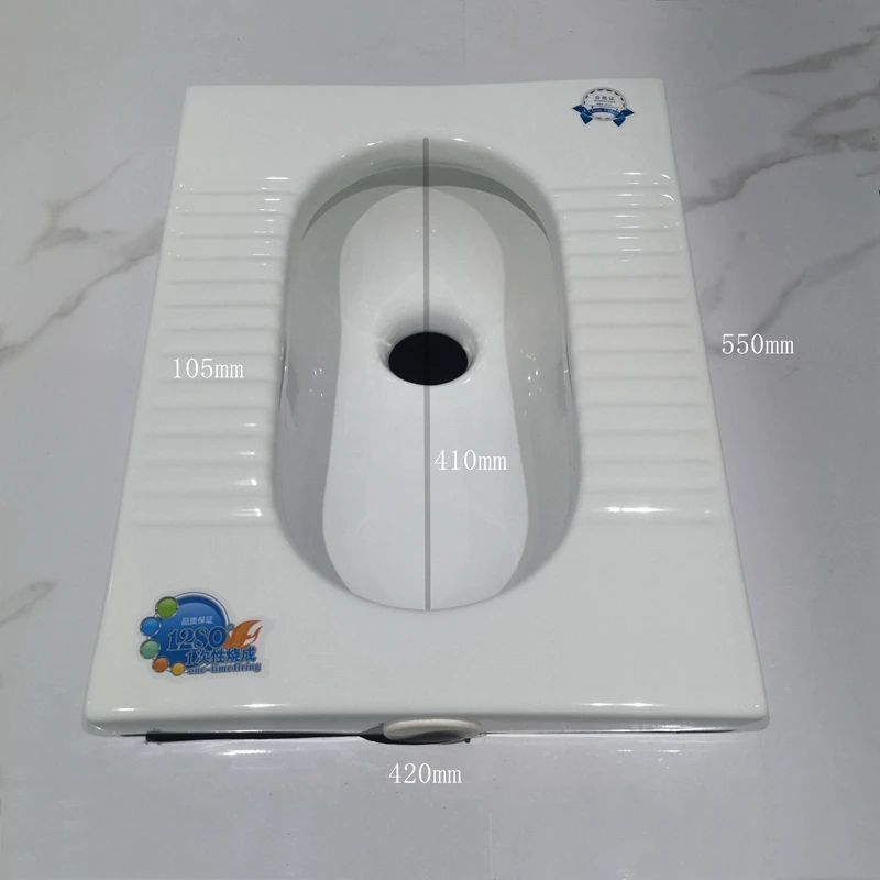 water closet squat toilet pan with tank