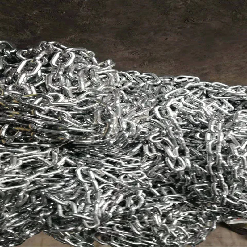Manufactured factory hot sale silver 6-38MM G80 G100 lifting chain anchor lifting chain sling