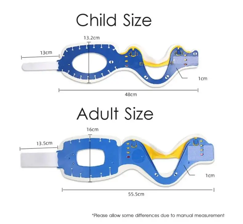 Posture Corrector Adjustable Neck Brace Support Cervical Traction Fixation Spine Care Correction Protection Pain Relief