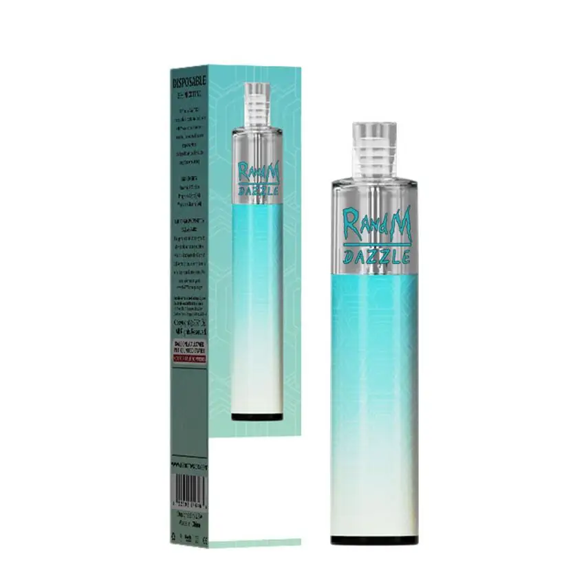 Fumot заводское Оригинальное 1100 мАч батарея многоразового аккумуляторная randm dazzle 2000 затяжек vape ручка с цветовой моделью RGB свет