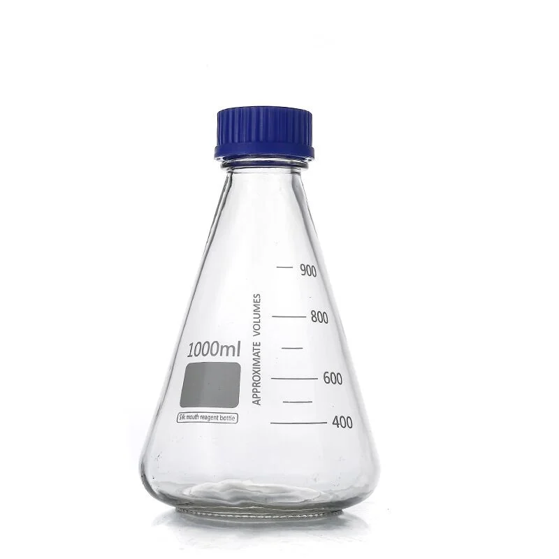 Customized Sizes Erlenmeyer Flask High Boro 3.3 25ml/50ml/100ml/250ml Conical Flask 250ml
