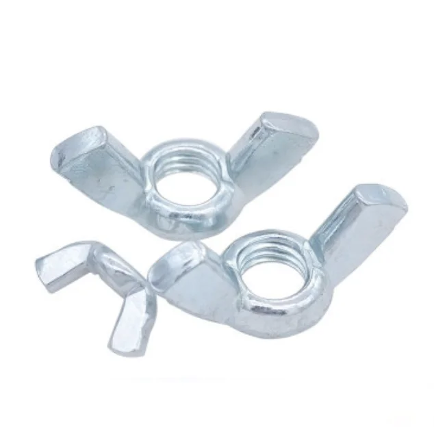 GB62 White and Blue Zinc DIN315 M3 M4 M5 M6 M8 M10 M12 Type Squate Wing nuts Steel Butterfly Thumb Wing GB62