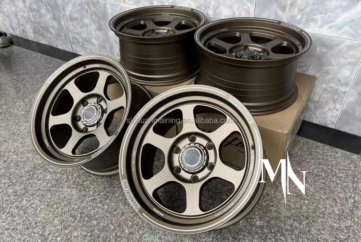 17x8.5J ET0 6x139.7 Rims For Chevrolet Ford Toyota Offroad Wheels TE37XT