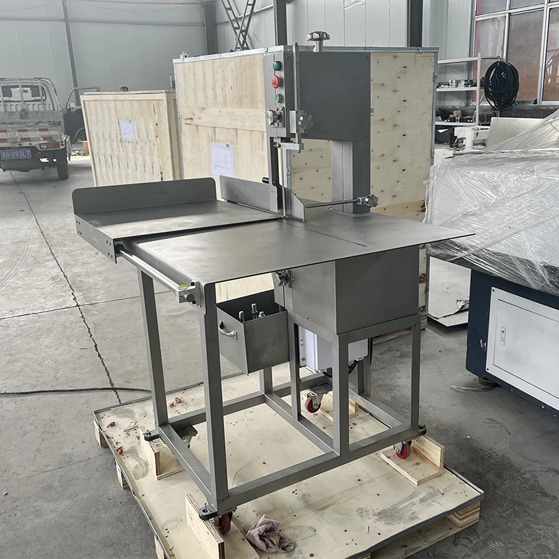 Stainless Steel Commercial Meat Bone Saw Machine Meat and Bone Cut Butcher Band Saw Machine