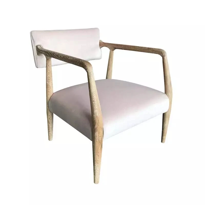 Modern Simple Velvet Luxury Accent Leather Upholstered Armchairs For dining Room Chair