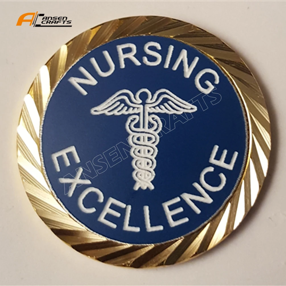 
Wholesales Medical Health Heroes Nursing Doctor Enamel Engraving Love Excellent Field Frontliner Heart Shape Badge Lapel Pin 