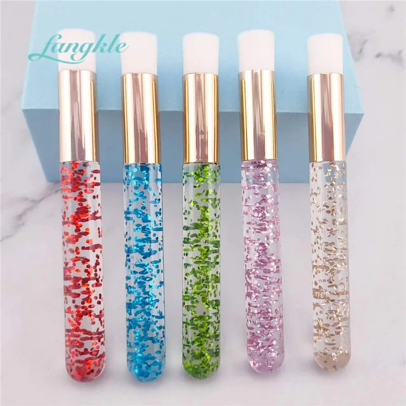 Fangkle Hotselling Plastic Cleaning Eyelash Brush Extension Bamboo Eyelash Foam Brush