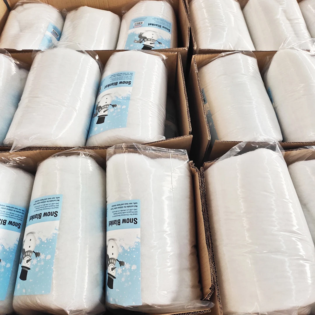 Christmas Snow Roll Artificial Snow Blankets for Christmas Decorations