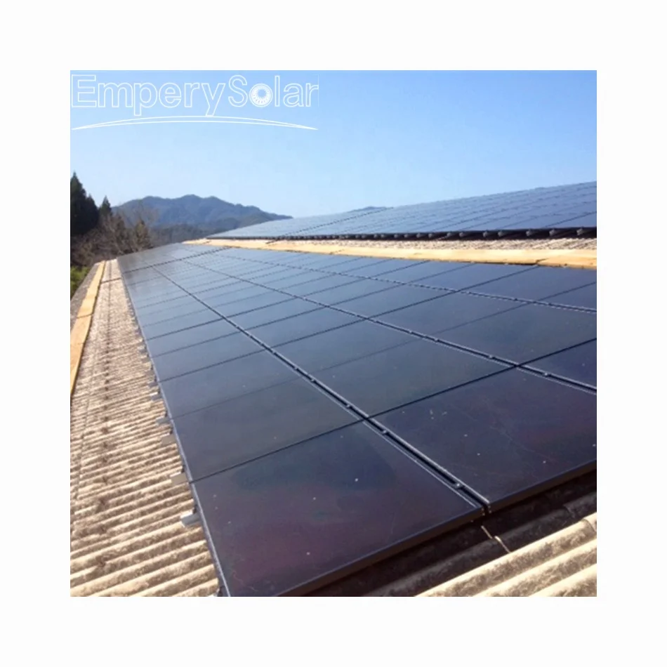 5kwh 10kwh солнечная система монтируется в стойку lifepo4 батарея pv панель плитка на крыше алюминиевая крепления