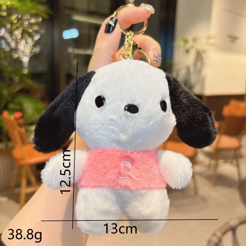 Cute Sanrioed Mini Plush Keychains Stuffed Plush Figure Toys Japanese Kawaii Wholesale Sanrioed Accessories Keychain