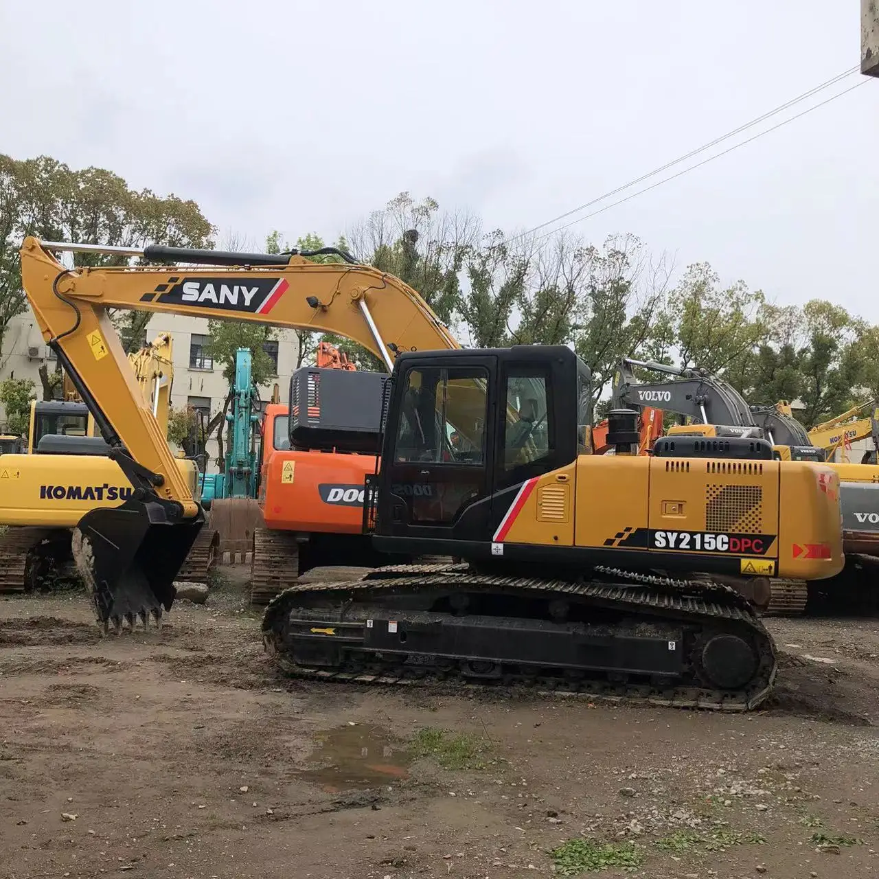 High quality Chinese origin used sany sy215c excavator good condition sany used excavator at low price for sale