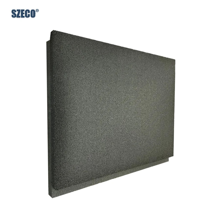 ASTM C552 Low thermal conductivity Refractory sound black cellular glass insulation block board foam glass insulation materials