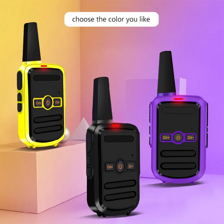 Radio Set Kids Toys Gift Walkie Talkie for Children Hot Sale Rechargeable Long Range Two Way Handheld 2W 400-470mhz 128 Channels