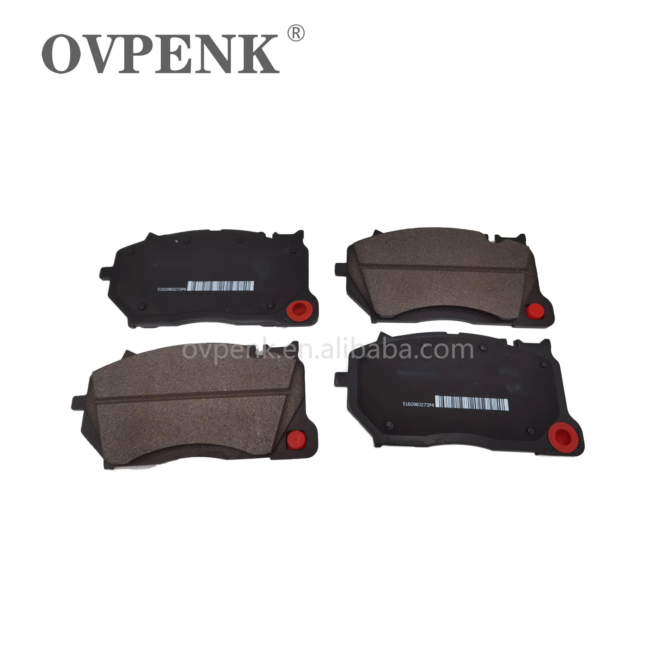 Front Ceramic Disc Brake pads For Cayenne Turbo S 2016- Bentley GT 2018- 10-piston calipers 95835115100 4M0698151AR D1899