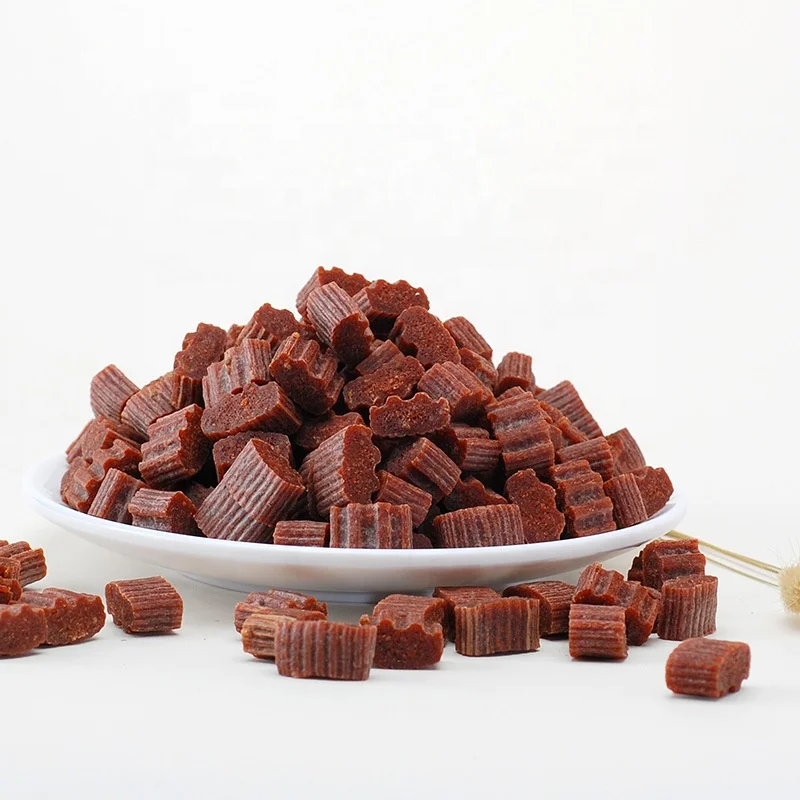  Заводские поставки Oem закуска для домашних животных со вкусом говядины 100 г питание закуски собак питомцев