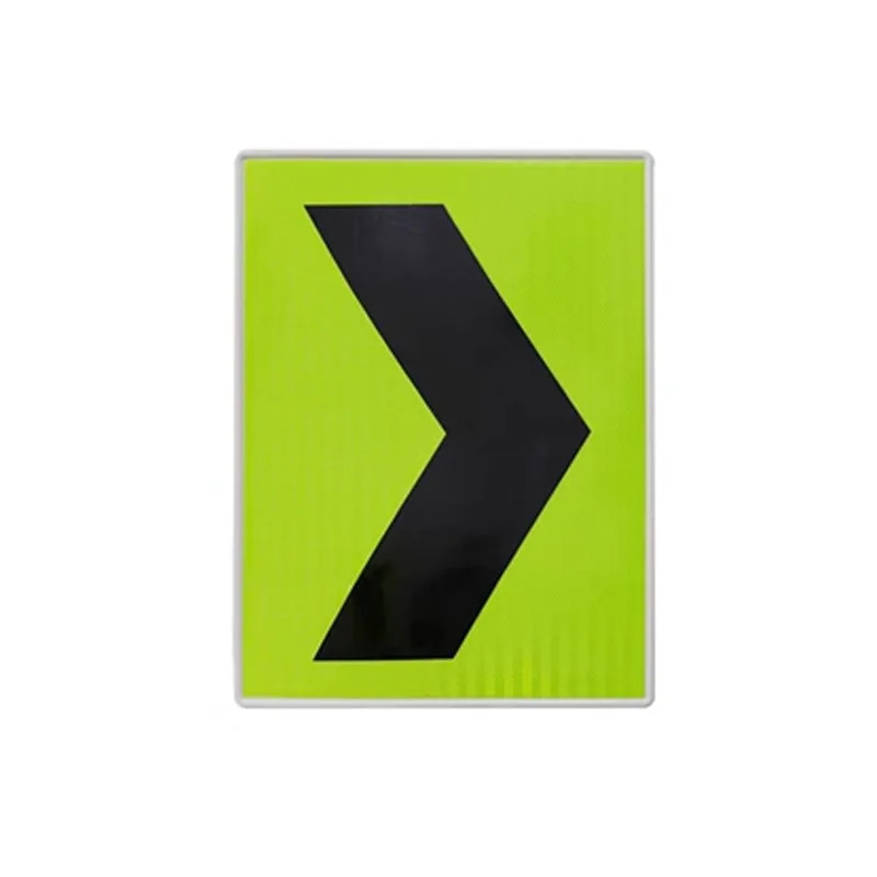 Construction Road Display Arrow Sign Traffic Reflective Safety Plastic Arrow Direction Signs Board For Traffic Cone