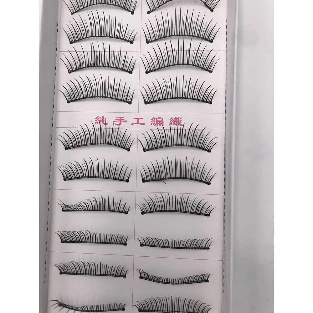 Thick artifical  synthetic eyelashes