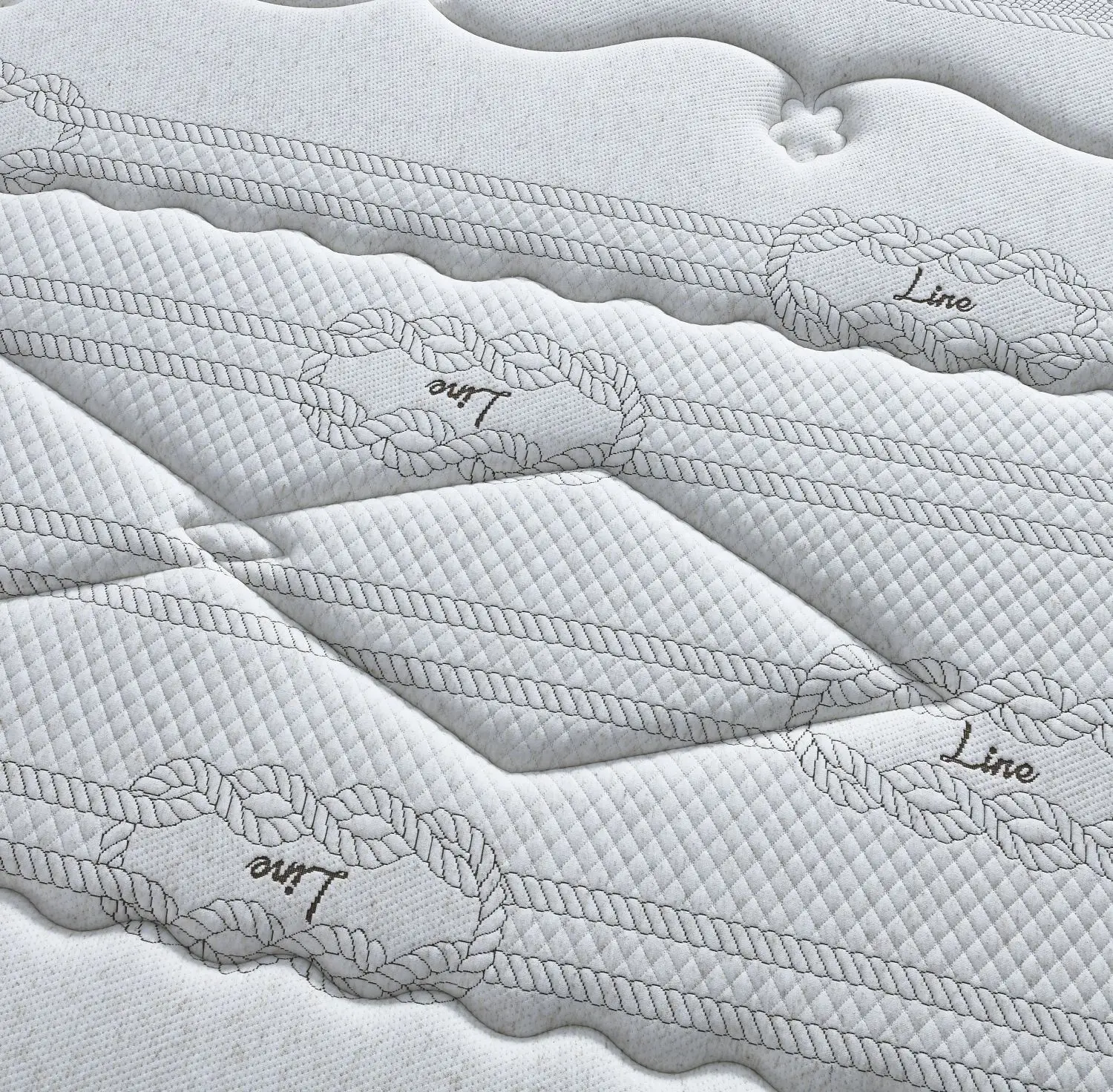 Euro top modern hotel bed pocket coil spring mattress king rolling mattress hotel thick foam individual mattrsses for sleeping