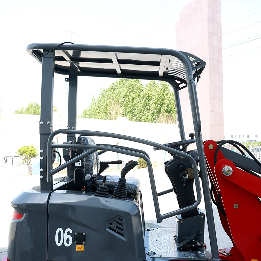 Мини-электрический погрузчик HFT600 elektrischer Radlader сельскохозяйственный для евро-дилера