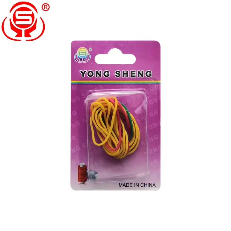 
100% Stretchable Natural Rubber Bands Assorted Color Elastic Rubber Bands 