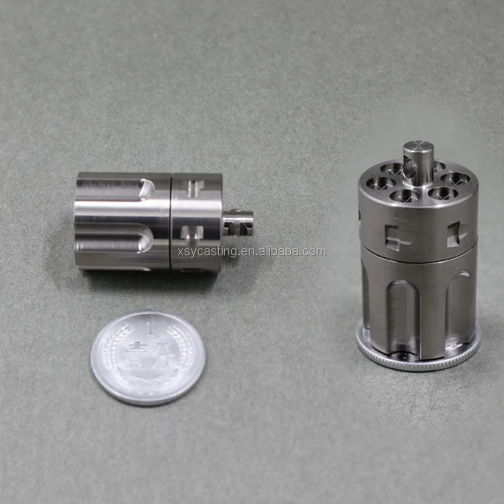 China Supplier EDC Titanium Waterproof Storage Revolver Reload Cylinder Capsule
