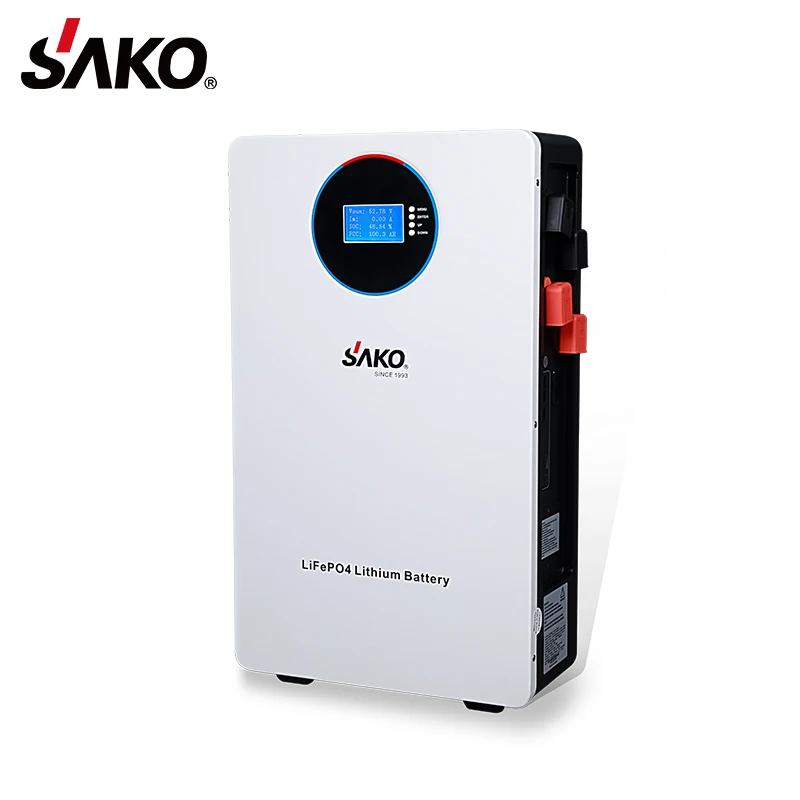 Sako Li-Sun Lithium Ion Batteries Energy Storage Battery For Home Solar Systems 10Kwh 24V 200Ah 300Ah 48V Lifepo4 Battery Packs