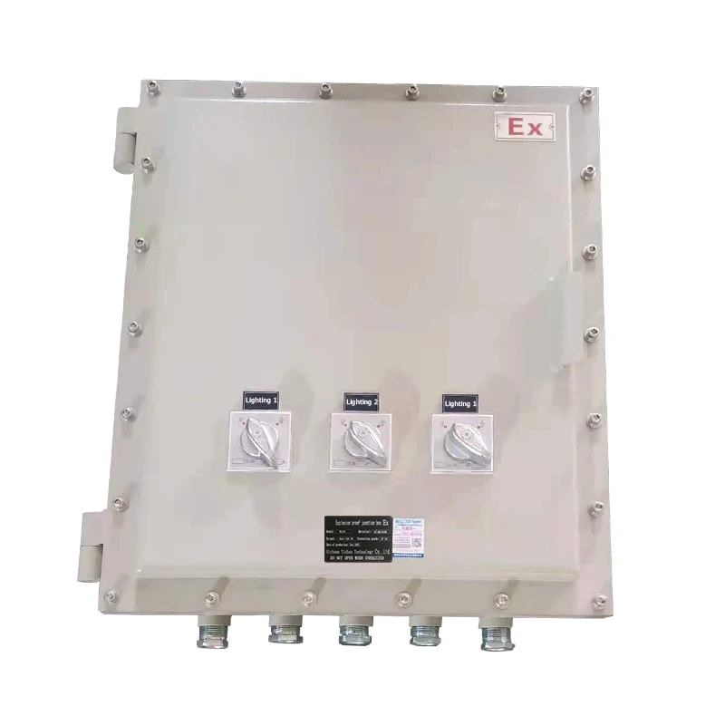 IIBT4 IP65 Aluminum explosion proof Junction Box Metal 304 stainless steel explosion proof Electrical Distribution Board ATEX
