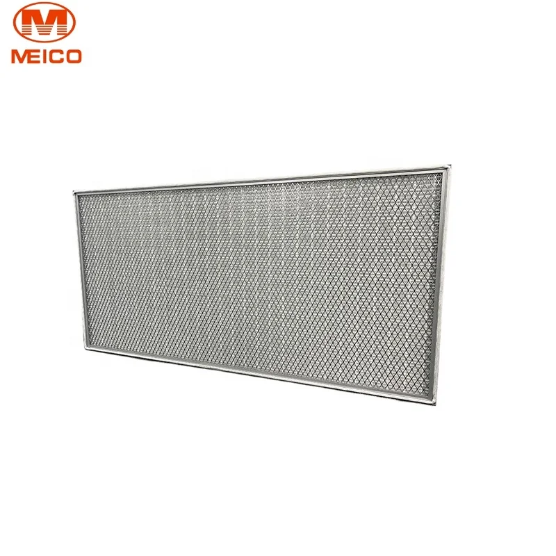 Factory Direct Sale High Temperature Filter Without Separator Bar Ultra Thin Hepa Filter Aluminum Mesh Medium Filter