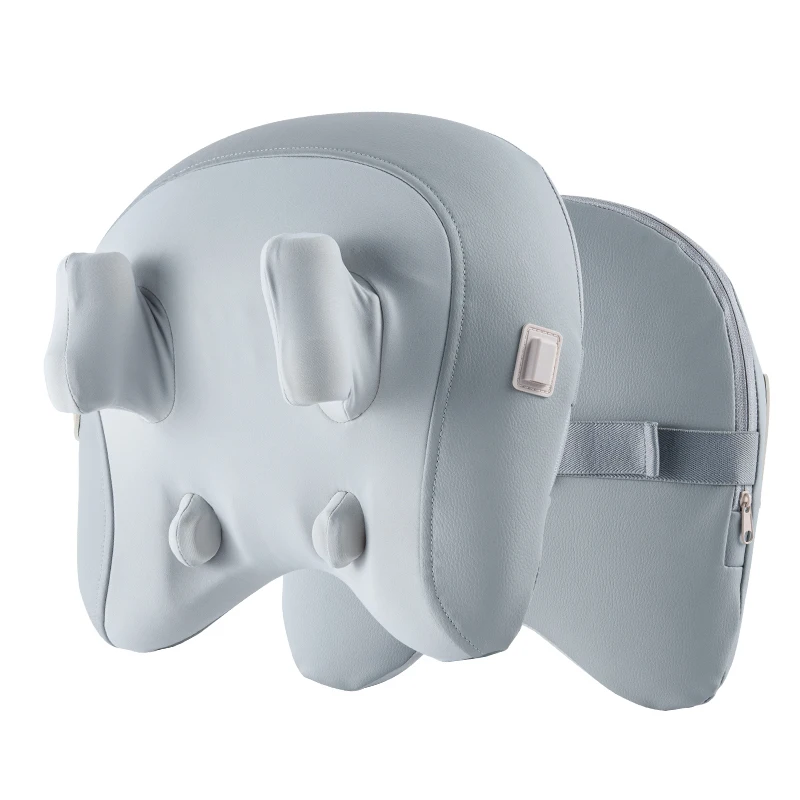 2024  Kneading Shoulder Neck Body Heating Relax Cervical Massager cushion Electric Shiatsu Massage Pillow for Home Car Travel