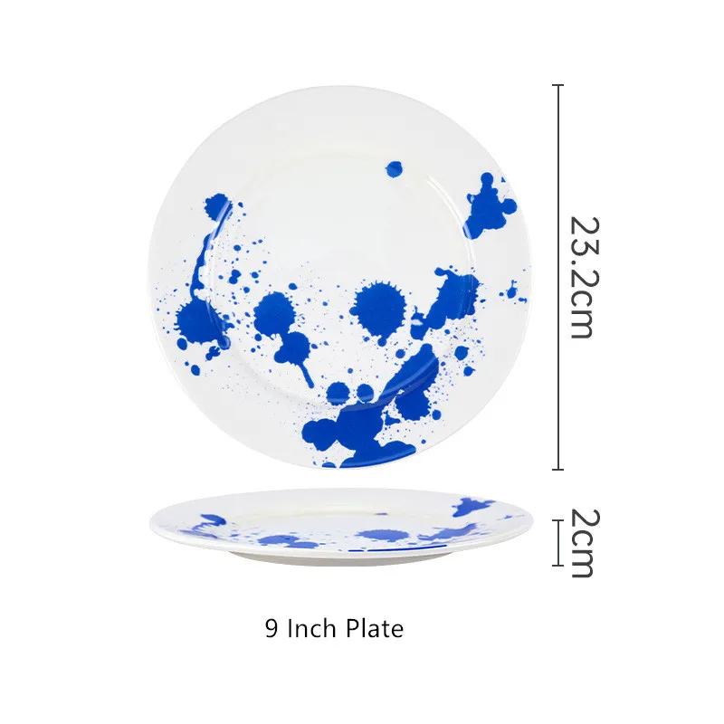 Wholesale china new design luxury porcelain dinner set porcelaine diner set for restaurant