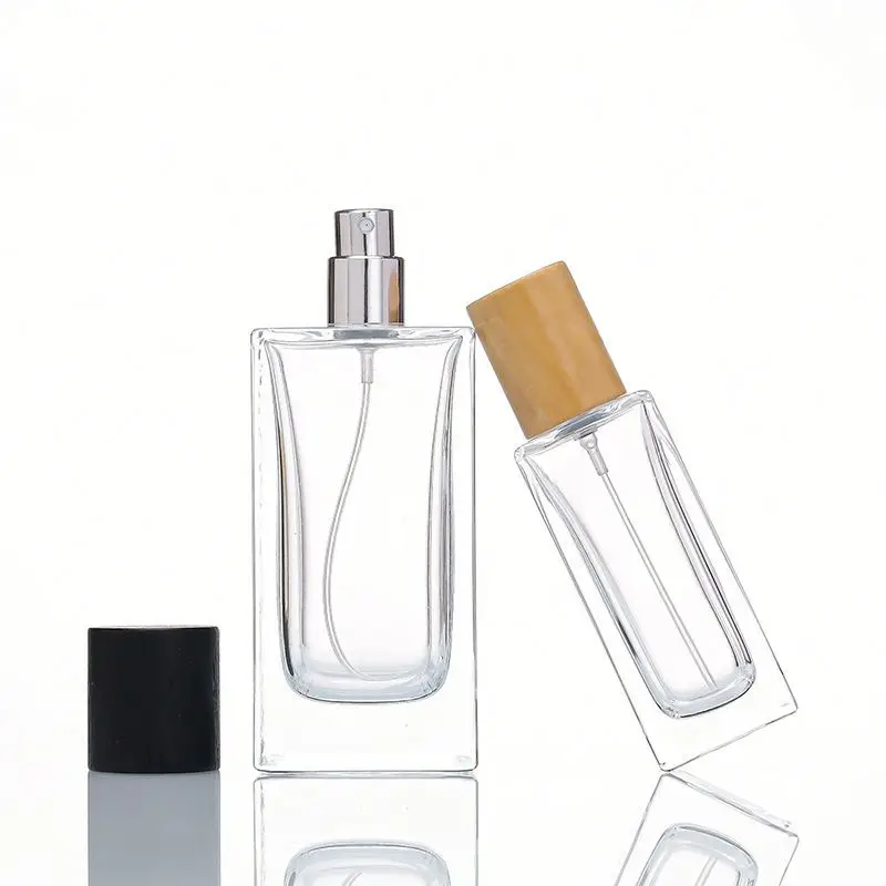 MUB Excellent Concept Design Series 50ml 100ml Unique Shaped Fancy Luxury Perfume Glass Bottles with Color Coating