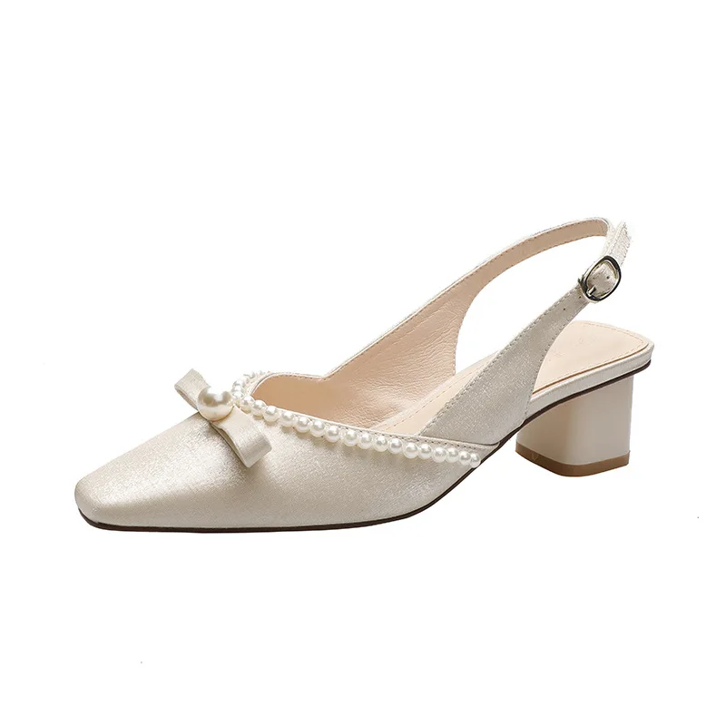 sandals for women and ladies 2022 New sandal for women summer fairy wind thick single heel for women