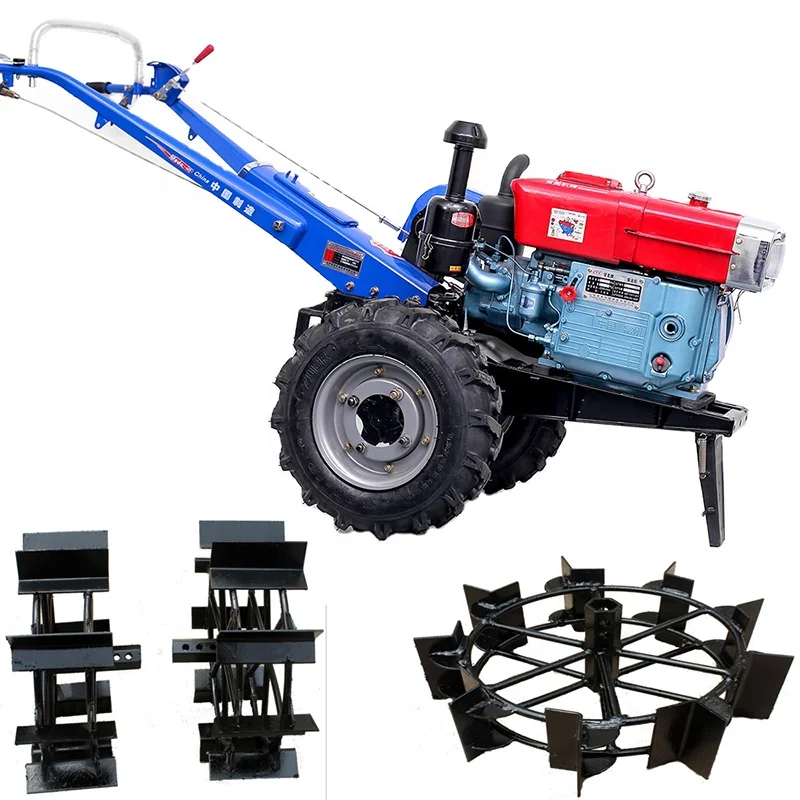 Hot Sale 2WD Diesel Engine Driven Mini Walking Behind Tractor of Changmei Celebrated Brand for Farm Usage