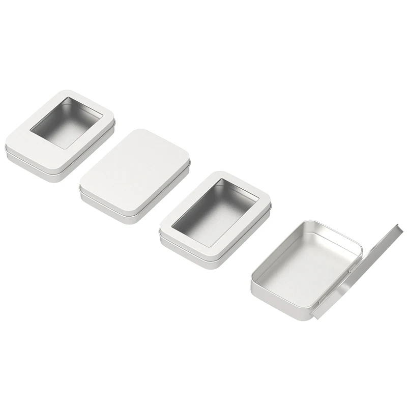 Custom Wholesale Rectangular Usb Flash Drive Metal Gift Packaging Tin Box