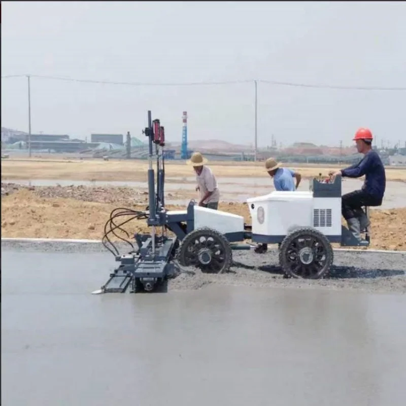 New type Portable Laser Concrete Vibrating Screed 6M Gasoline Floor Leveling Vibration Screed