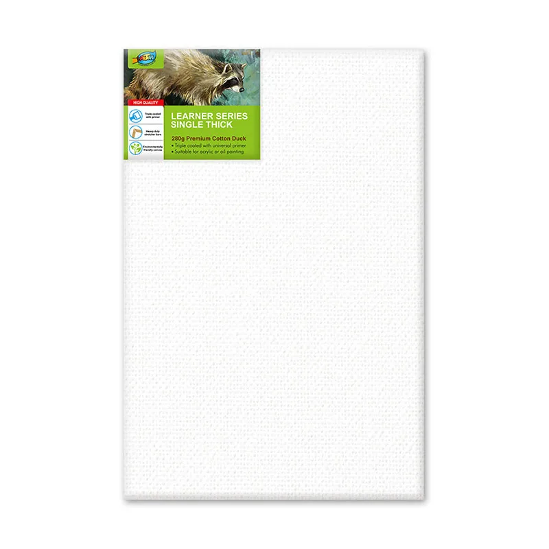 Extra large 100x150cm gallery art white blank painting stretched canvas frame board