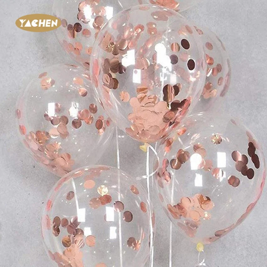 Pink Gold 60pcs Single Ballons Balloons Garland Arch Kit for Baby Shower Wedding Party Decorations