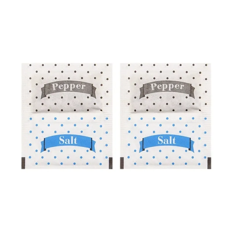 Custom Printed Disposable PE Coated Kraft Paper Rolls Heat Sealing Wrapping Paper for Salt Pepper Sugar Sachet Coffee Packaging