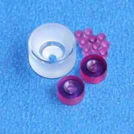 Precision Polished 0.3mm~30mm Round Loose Gemstone Synthetic Ruby Ball