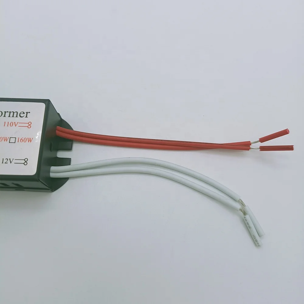 110V Electronic Transformer 80W AC110V-130V to AC 12V Power Supply For G4 Halogen Crystal Lamp Beads Quartz Chandelier
