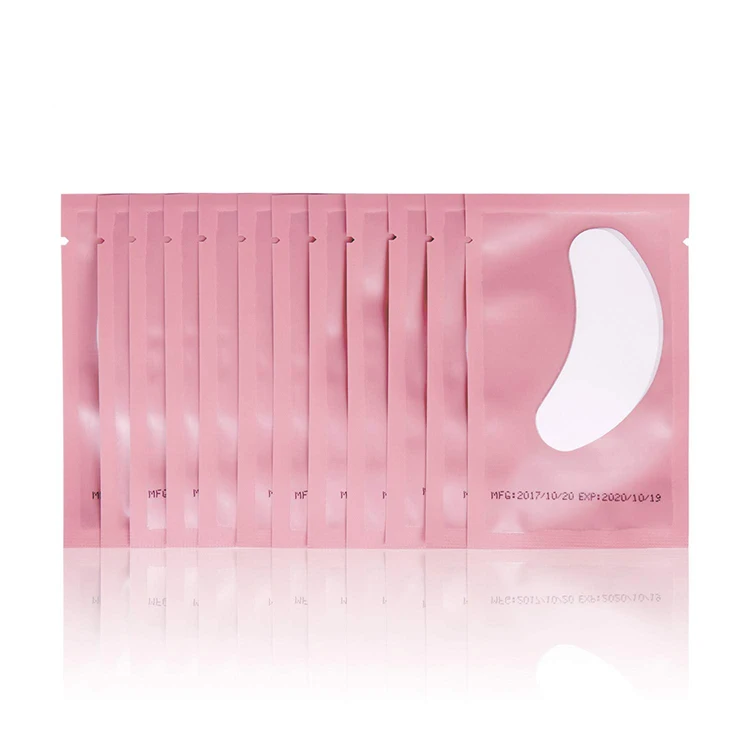 natural ingredients hydrogel patches under the eyes Eyelash Extension Application lint free collagen gel eye pads