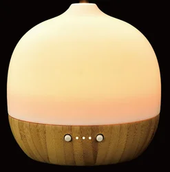 180ml real wood humidifier aroma machine Ceramics and beech home office essential oil night light ultrasonic aerosol