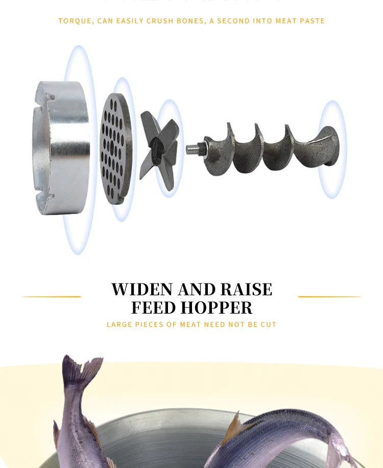 meat grinder food processor universal motor cast iron meat mincer\tsugar grinding machine commercial meat grinder