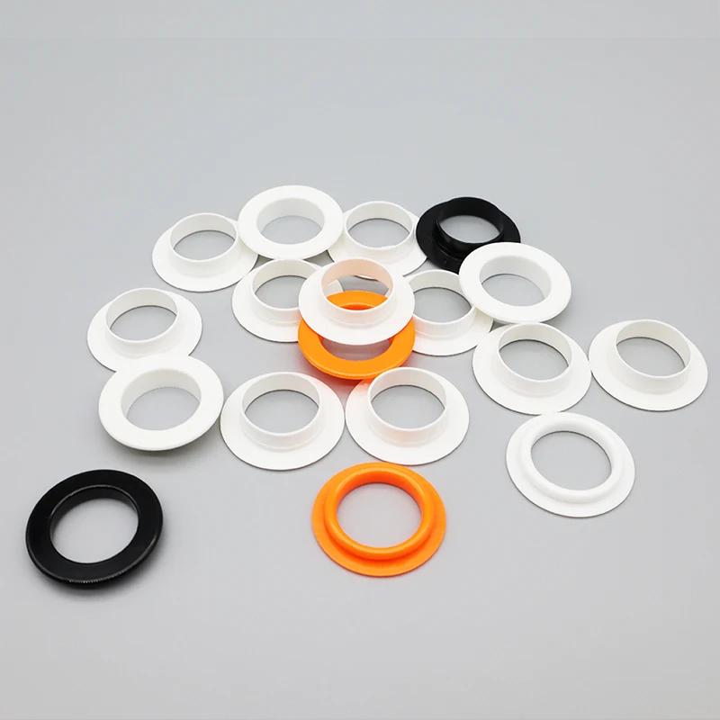 Custom Size 18mm Plastic Shoe Box Hole Buckle Round Eyelets