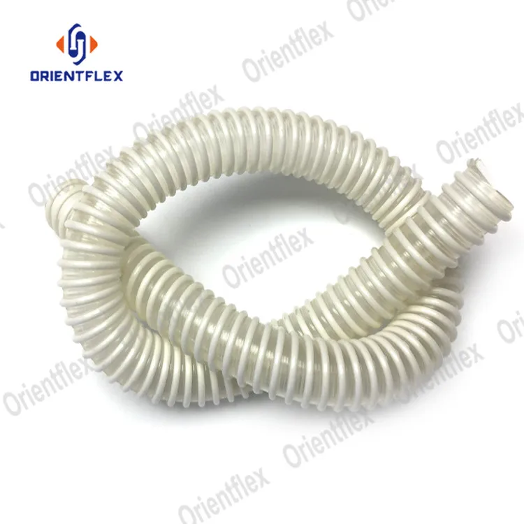 6 Inch Flexible Dust Collection Polyurethane Hose Leaf Vacuum Pu air Duct and Ducting
