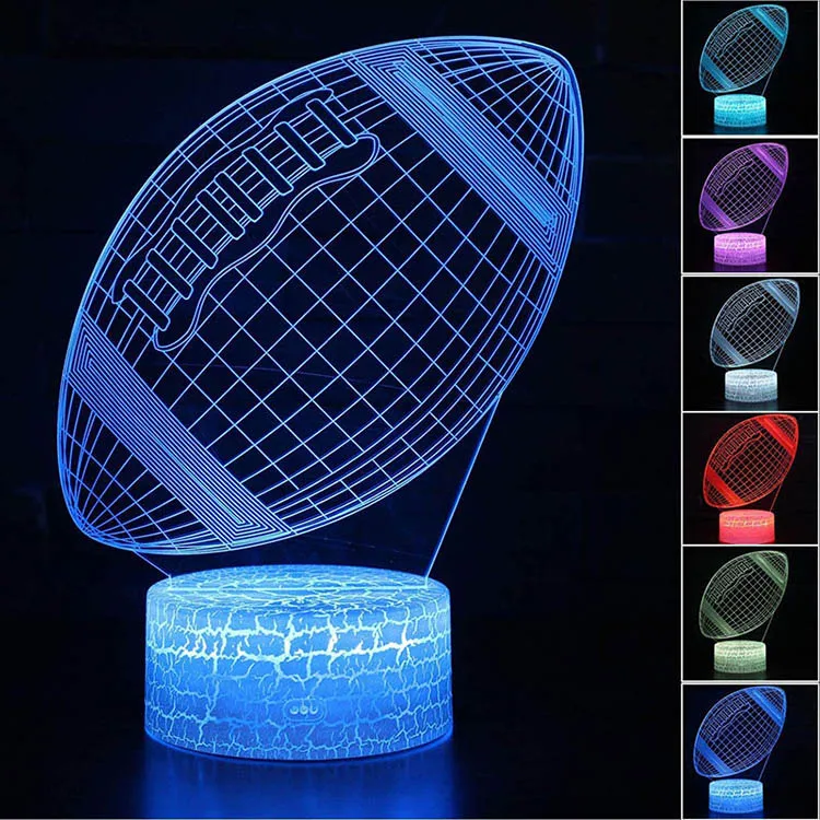 BTS acrylic decor anime toy lamp touch dimmable 3D RGB LED night light for kids Gift